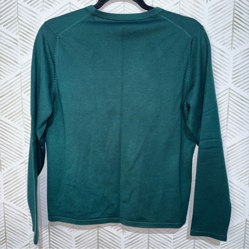 Pendleton Silk Blend Vneck Button Down Cardigan G… - image 2